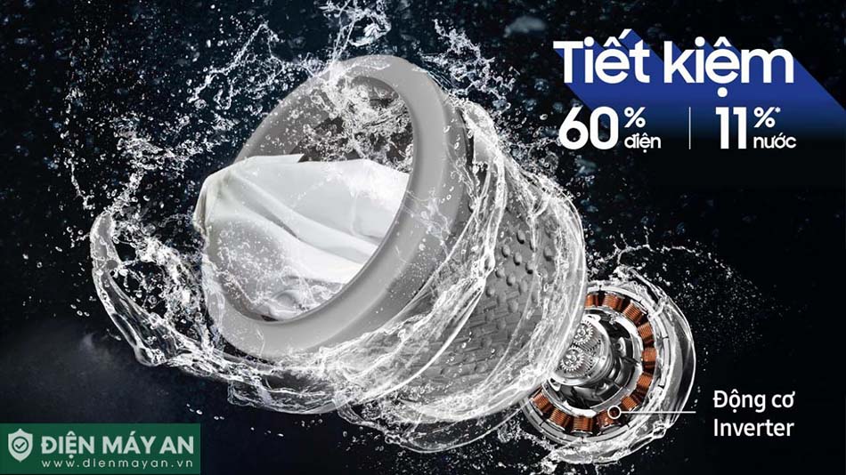 Máy Giặt Samsung Inverter 14kg WA14CG5886BDSV